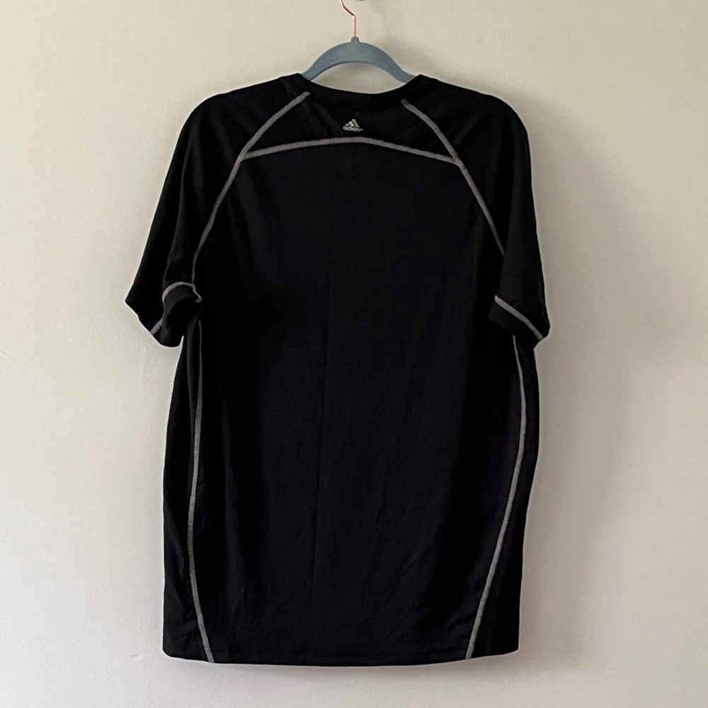 Adidas Men's XL (46-48) Black Stay Cool Climacool Shirt - Picture 4 of 12